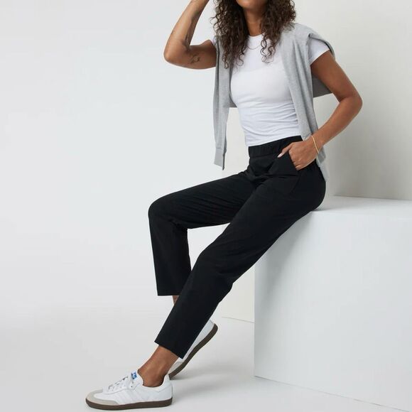 Vuori Miles Ankle black Pants Size L - Picture 11 of 11